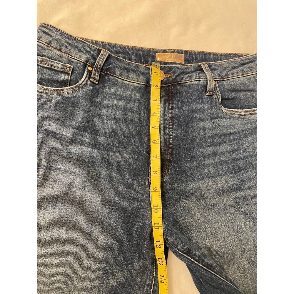 Kut from the Kloth Ryan Fab Ab Super Wide Leg High Rise Jeans Medium Wash 10 - Picture 6 of 12